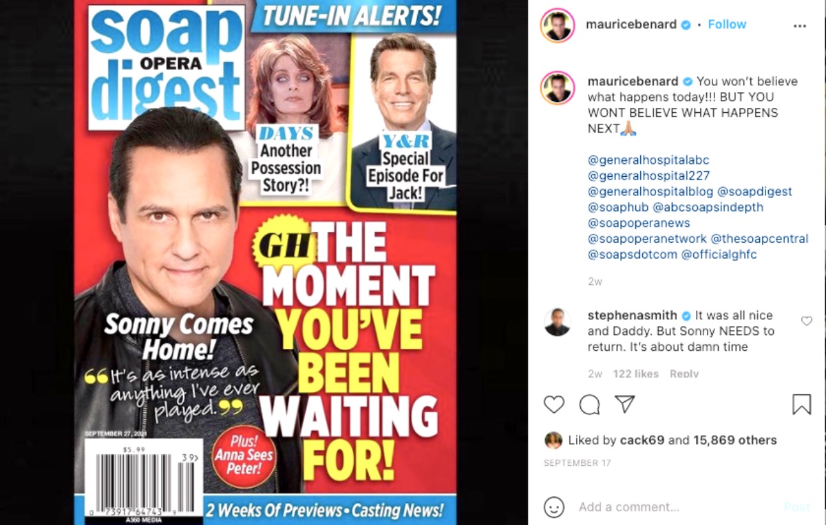 General Hospital (GH) Spoilers: Maurice Benard Wants to "Interview" Mike/Sonny!