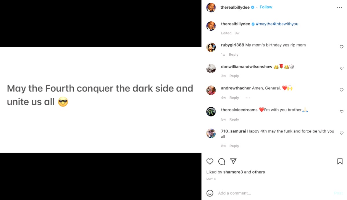 General Hospital: Billy Dee Lands New Gig at Lego Star Wars Series