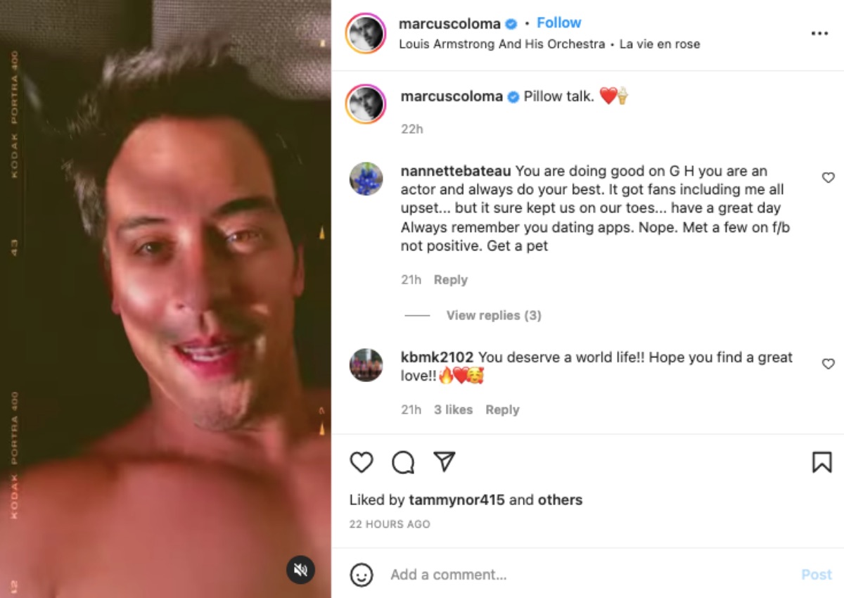 General Hospital Marcus Coloma Responds to GH Storyline Backlash