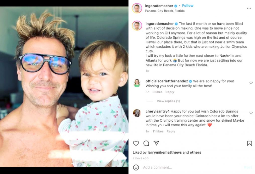 General Hospital Alum Ingo Rademacher Moves To Florida