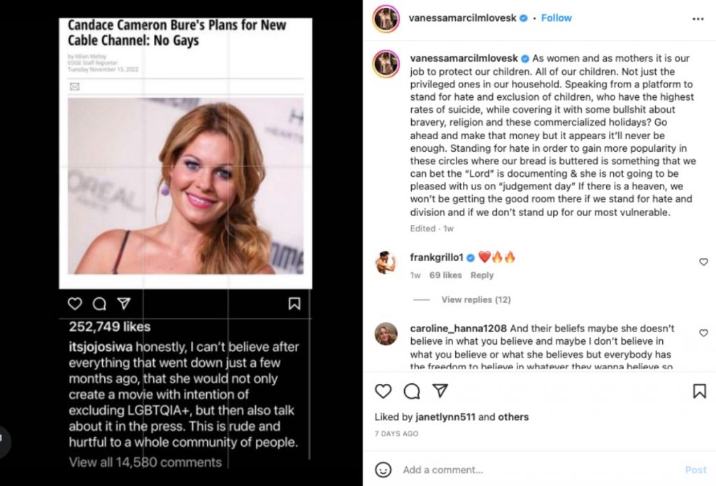 General Hospital's Vanessa Marcil Responds To Candace Cameron Bure's Anti-LGBTQ Comments