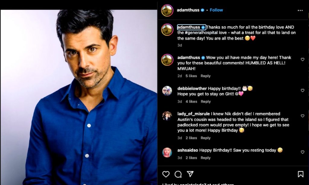 General Hospital Spoilers: Adam Huss Talks About His Time As Nikolas Cassadine On GH