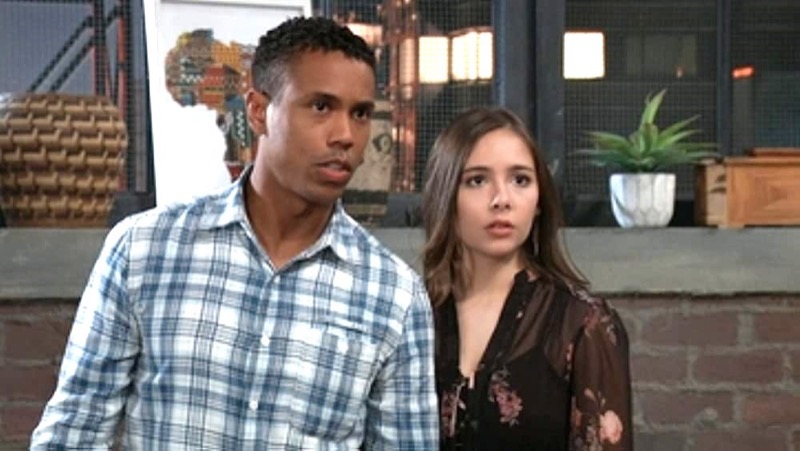 General Hospital: Molly Lansing Davis (Haley Pullos) and T.J. Ashford (Tajh Bellow)