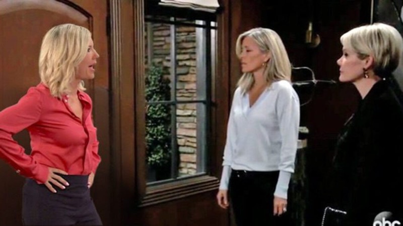 General Hospital: Carly Spencer (Laura Wright) and Ava Jerome Cassadine (Maura West)