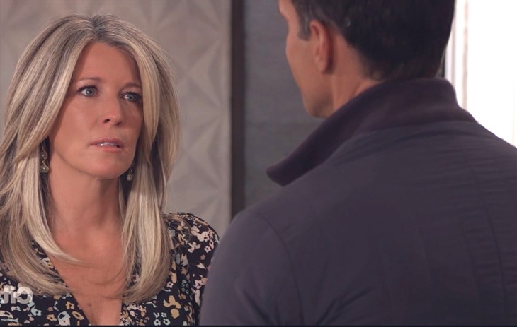 General Hospital: Drew Cain (Cameron Matheson) and Carly Spencer (Laura Wright)