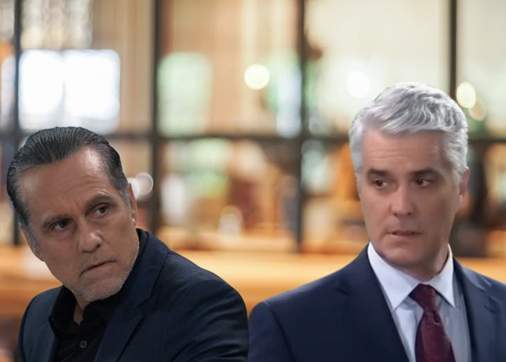 General Hospital: Ric Lansing (Rick Hearst) and Sonny Corinthos (Maurice Benard)