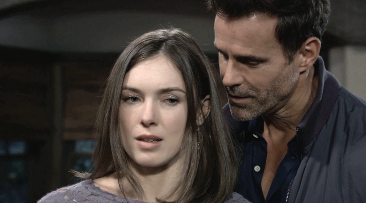 General Hospital: Willow Corinthos (Katelyn MacMullen) and Drew Quartermaine (Cameron Mathison