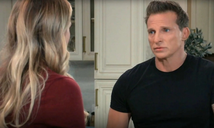 General Hospital: Jason Morgan (Steve Burton) and Sasha Corbin (Sofia Mattsson)