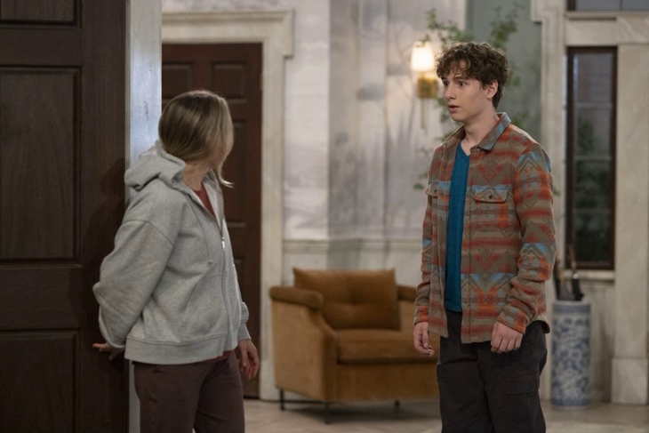 General Hospital: Rocco Falconeri (Finn Carr) confronts Lulu Spencer (Alexa Havins Bruening)