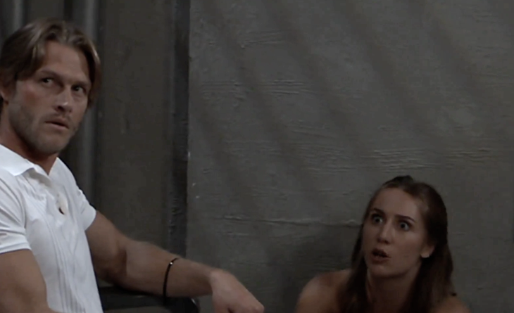 General Hospital: Josslyn Jacks (Eden McCoy) and Vaughn (Bryce Durfee)