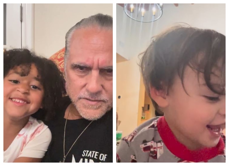 Maurice finds peace and joy with grandchildren - Instagram