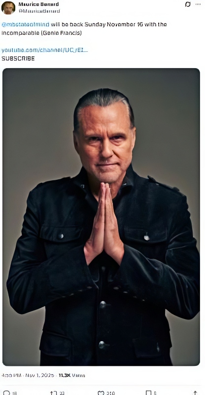 Maurice talks about his upcoming interview - X