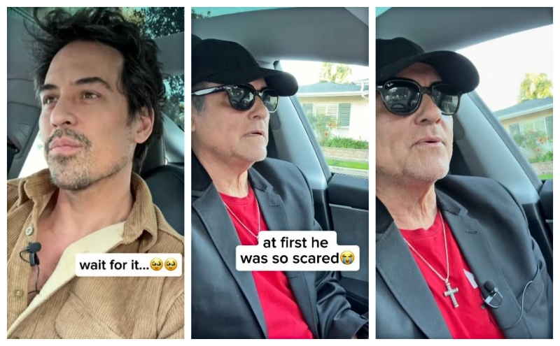 Marcus and Maurice in Uber skit @marcuscoloma - Instagram