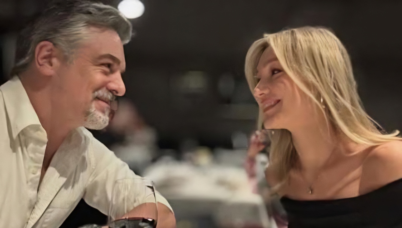 Chris shares a sweet photo of him and Lovisa - Instagram