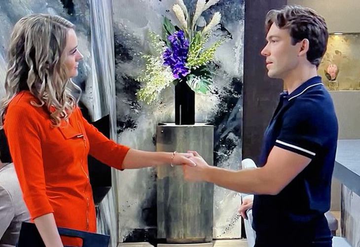 General Hospital: Michael Corinthos (Rory Gibson) and Jacinda Bracken (Paige Herschell)