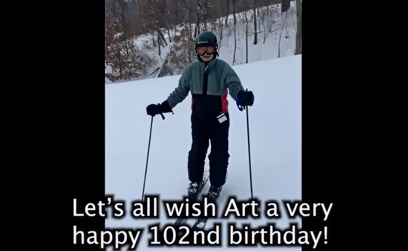 Art is no spring chicken but full of life - IG Via SoM - YouTube