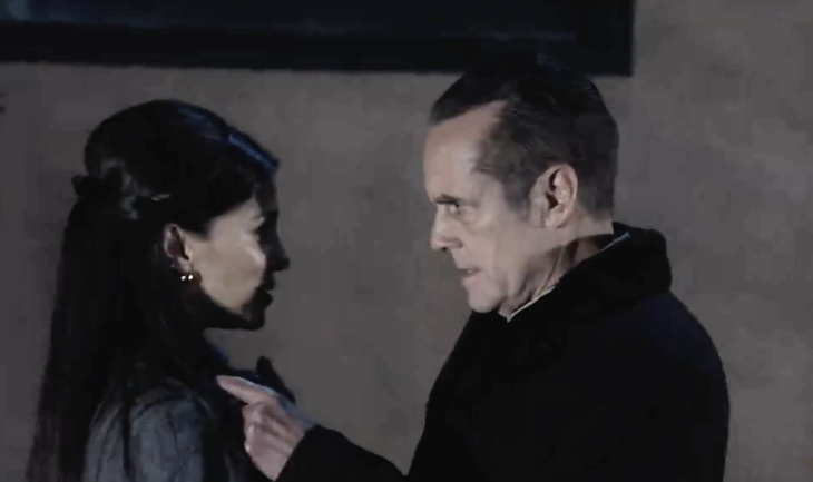 General Hospital: Justine Turner (Nazneen Contractor) and Sonny Corinthos (Maurice Benard)