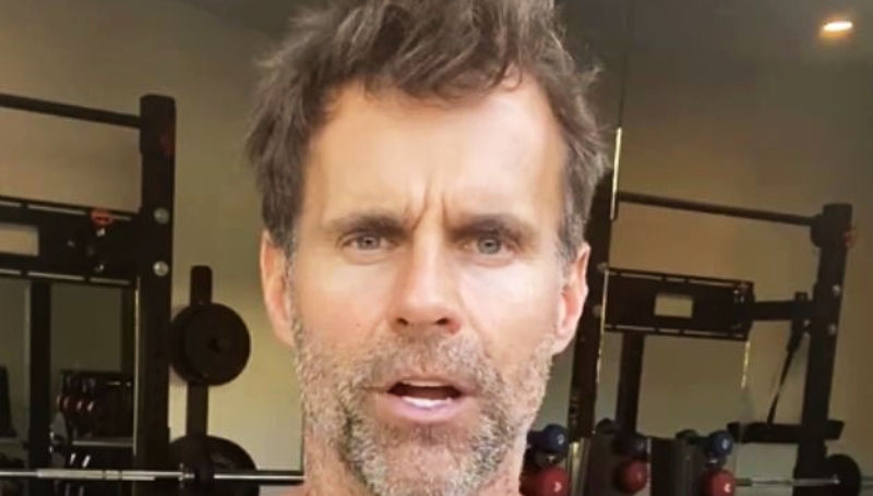 Cameron Mathison General Hosptial star in the gym - Instagram