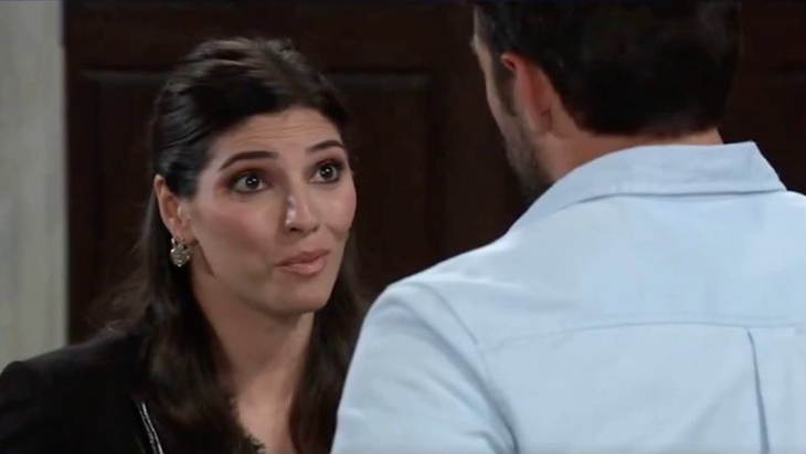 General Hospital: Brook Lynn Quartermaine (Amanda Setton) and Harrison Chase (Josh Swickard)