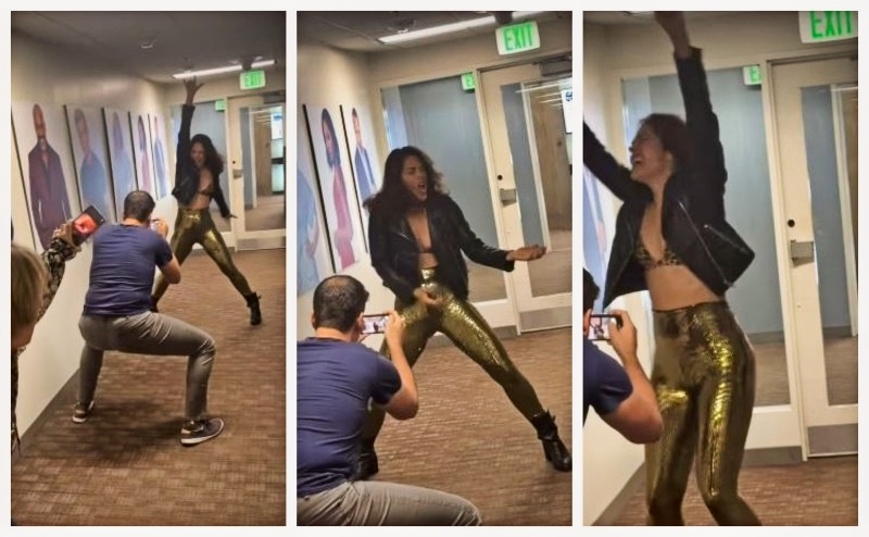 Kelly Goes crazy To Aerosmith - Instagram Reels