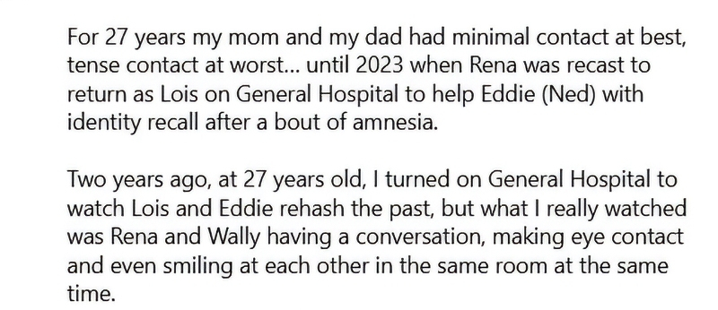 An interesting take on real-life Lois and Ned - Rosabel - Instagram
