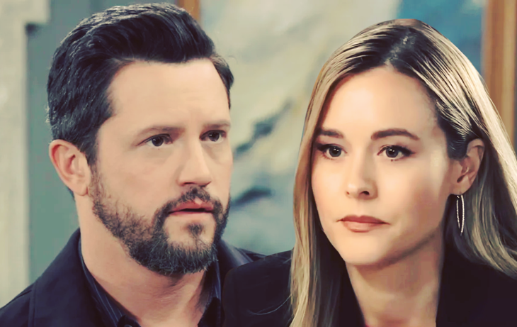 General Hospital: Ethan Lovett (Nathan Dean) and Jacinda Bracken (Paige Hershell)