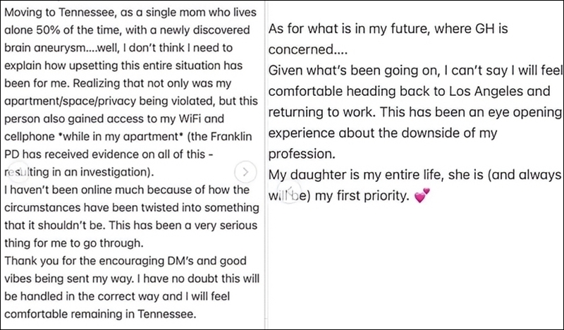 Kirsten's statement - part 2 - Instagram