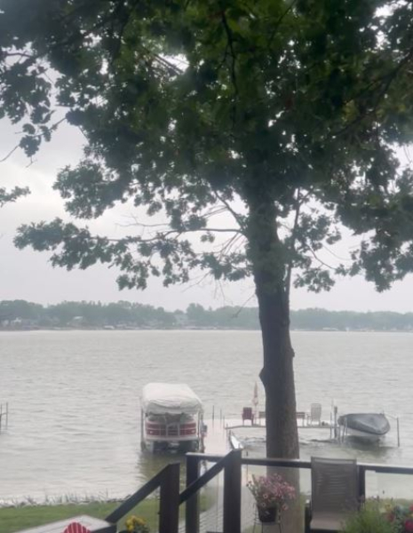 Nancy's rainy lakeside reel - Instagram