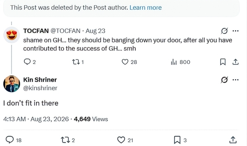 Angry fans respond to Kin not fitting in on GH - X
