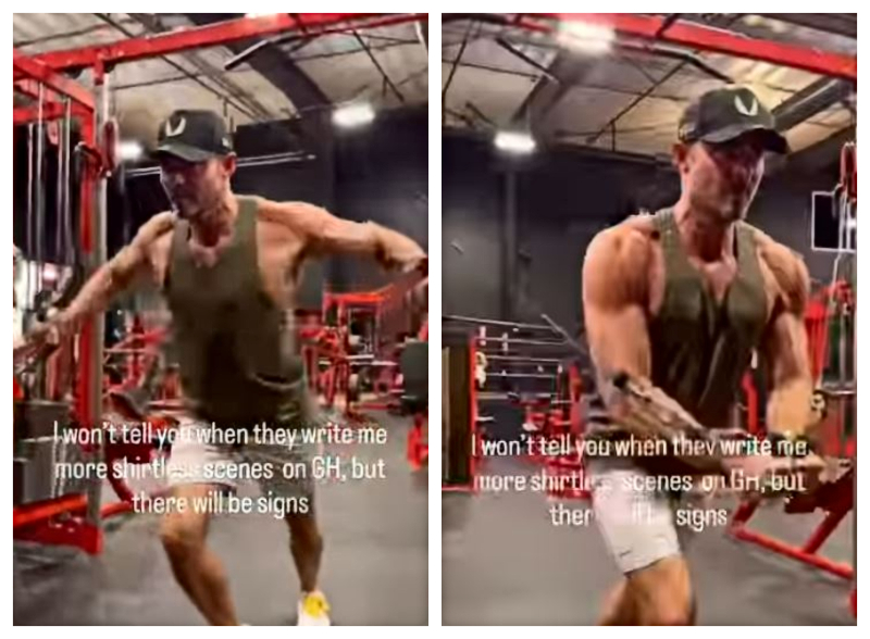 Jonathan gets some thirsty fans in the gym - @jonathandbennett - Instagram