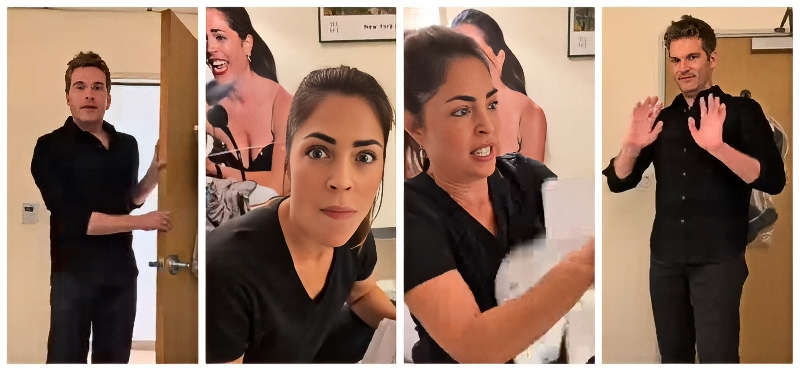 Kelly throws a meltdown, Van wisely retreats - @kelly_thiebaud - Instagram