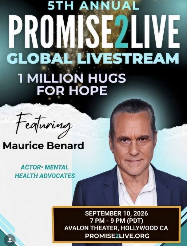 Maurice shares he will speak at Promise2Live in CA - @mauricebenard - Instagram
