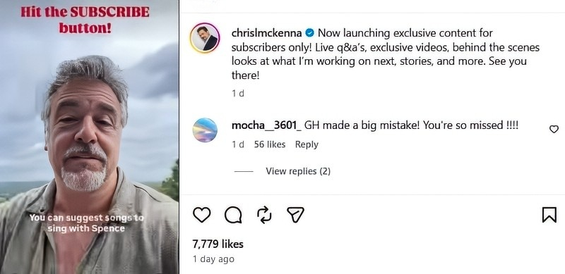 Chris explains his new subscription - @chrislmckenna - Instagram
