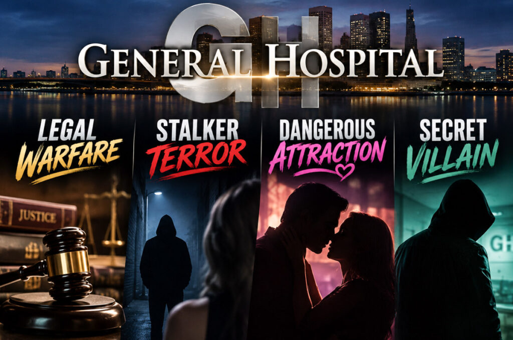 General Hospital Spoilers Two Weeks Ahead: Legal Warfare, Stalker Terror, Dangerous Attraction & Secret Villain