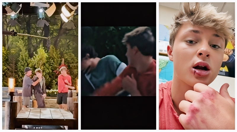 The BTS scenes shared by Asher ABC via - Instagram